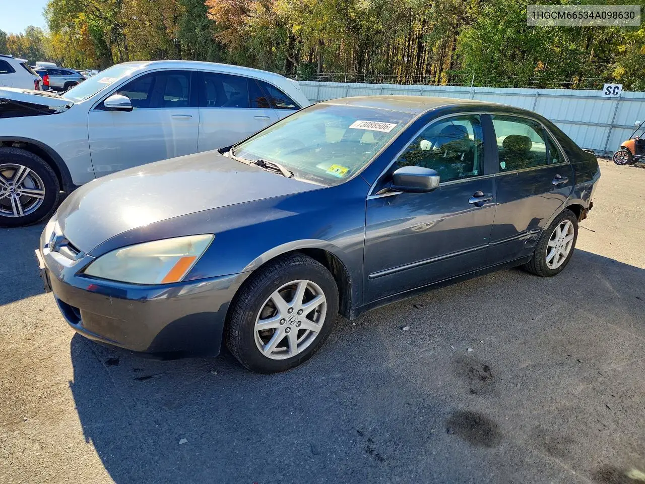 HONDA ACCORD 2004, VIN 1HGCM66534A098630
