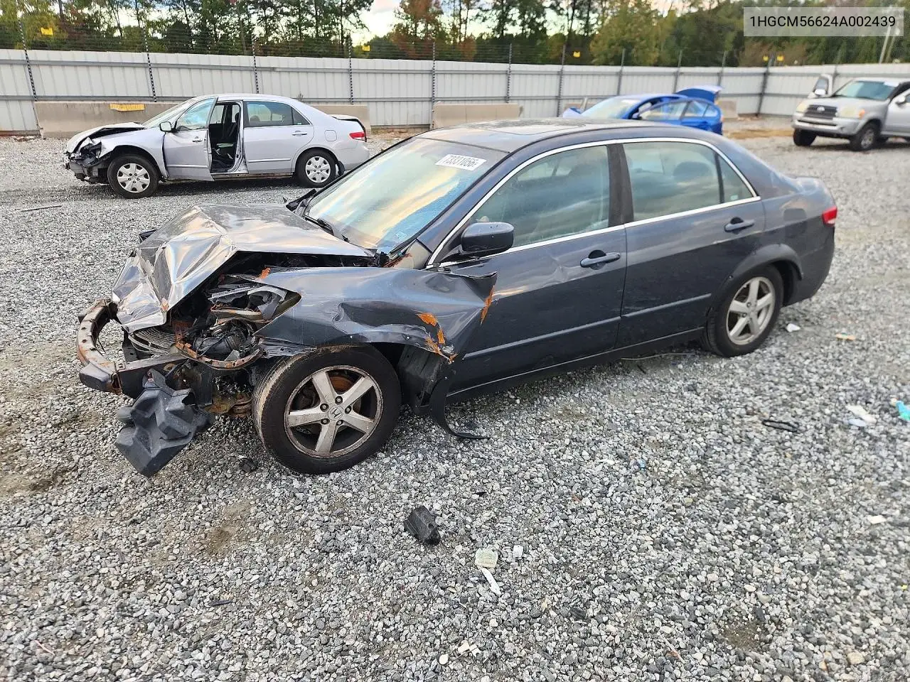 HONDA ACCORD 2004, VIN 1HGCM56624A002439