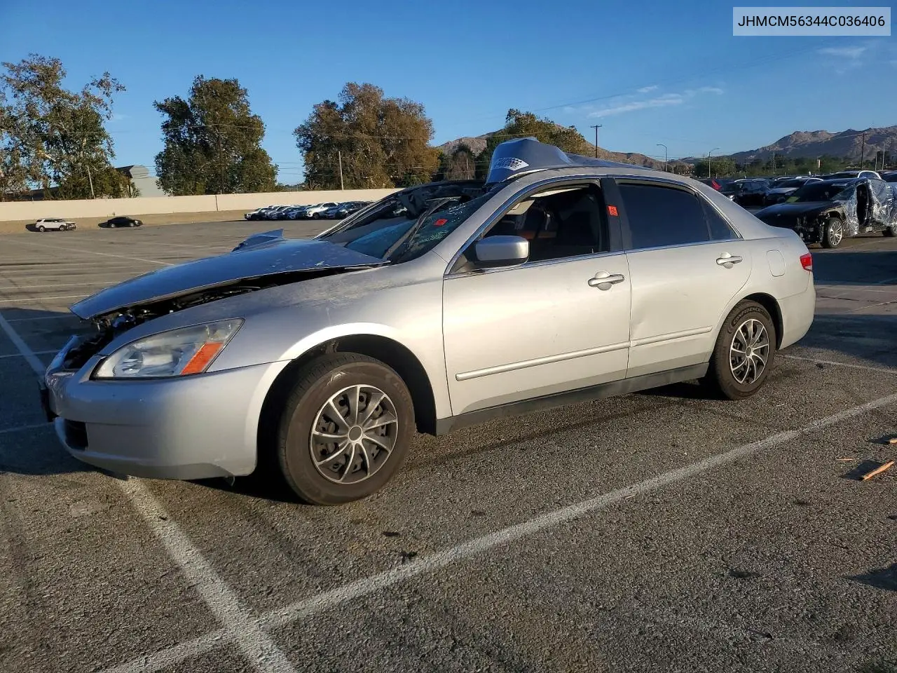 HONDA ACCORD 2004, VIN JHMCM56344C036406