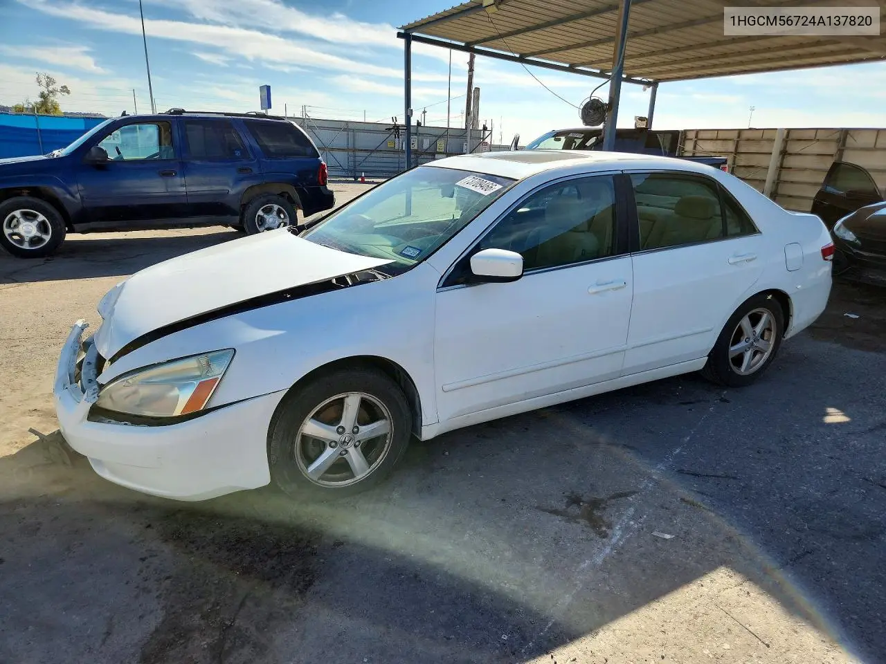 HONDA ACCORD 2004, VIN 1HGCM56724A137820