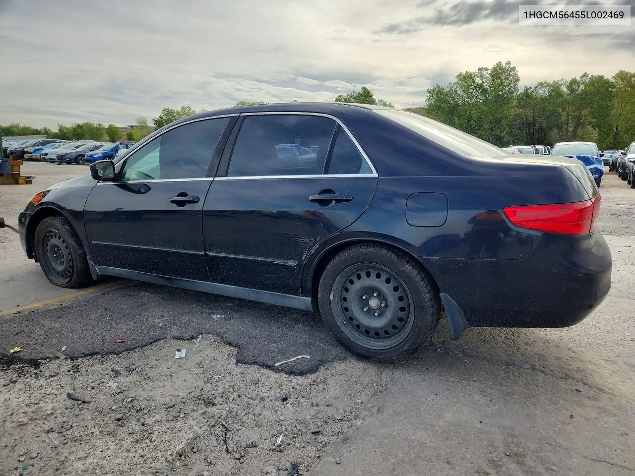 2005 HONDA ACCORD VIN 1HGCM56455L002469 — фото 2