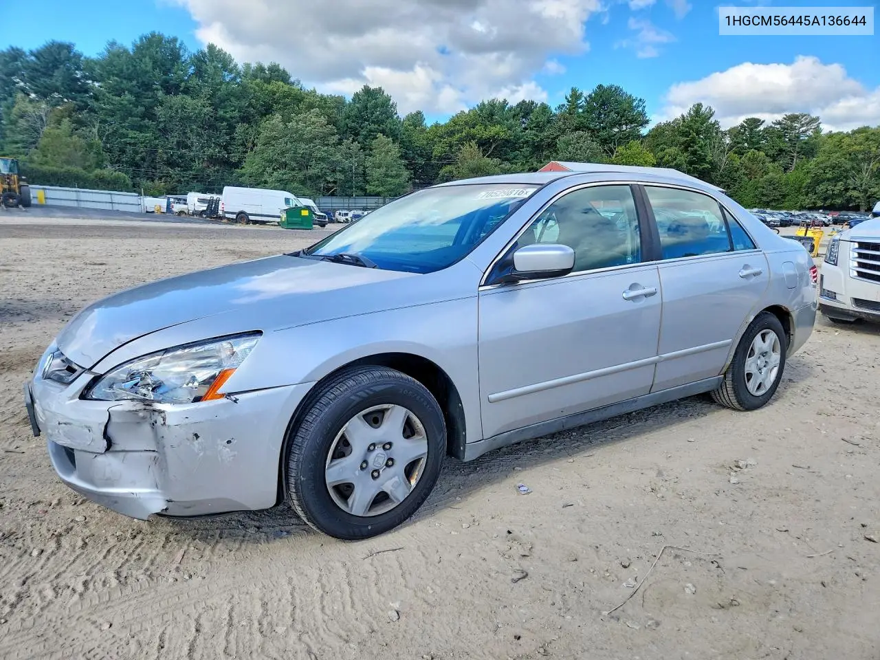 HONDA ACCORD 2005, VIN 1HGCM56445A136644