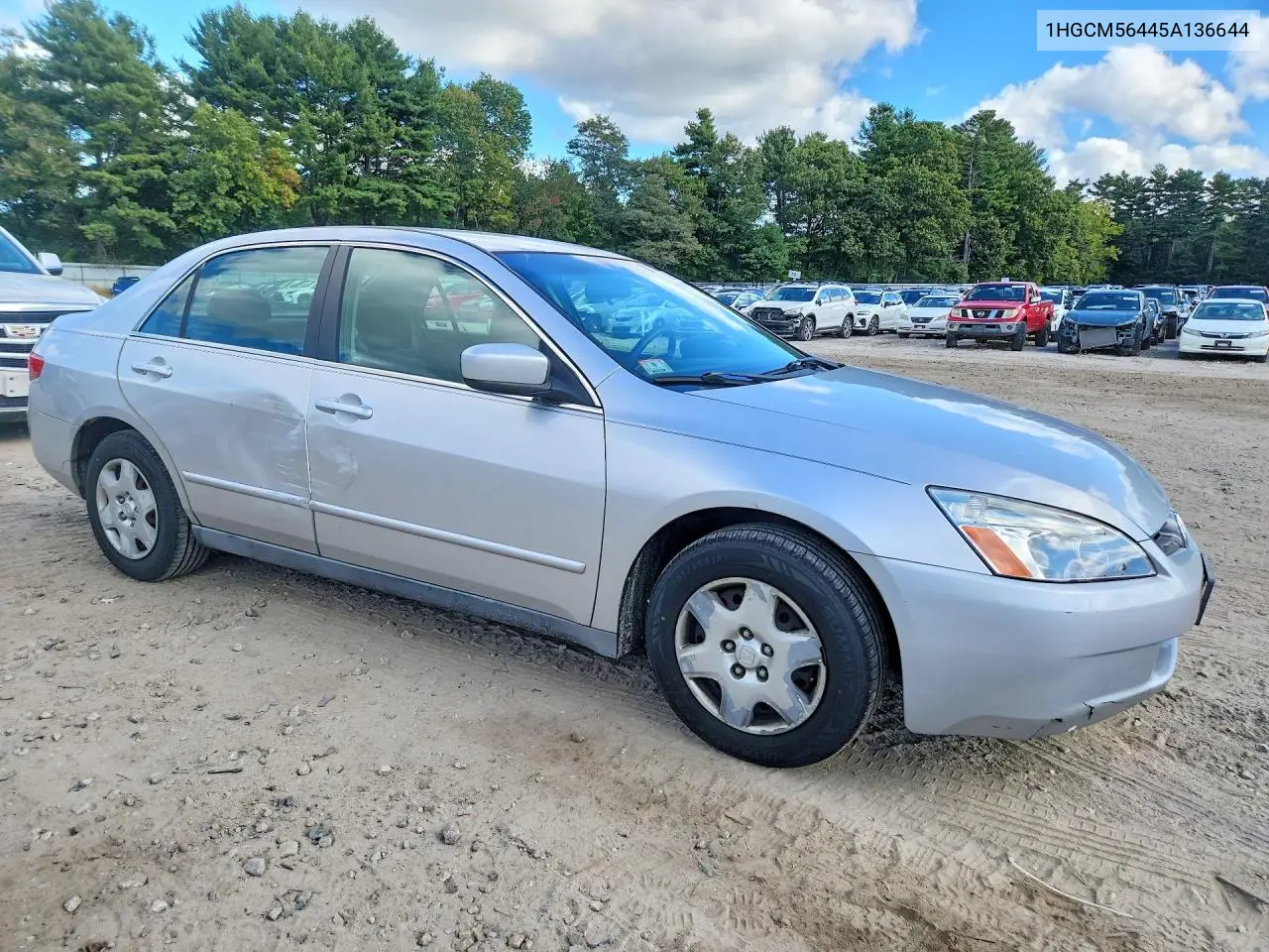 2005 HONDA ACCORD VIN 1HGCM56445A136644 — фото 4