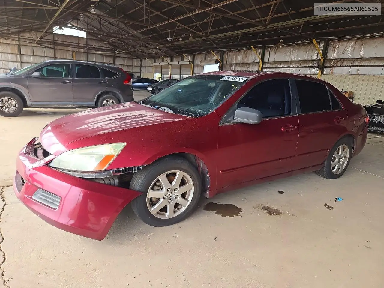 HONDA ACCORD 2005, VIN 1HGCM66565A060505