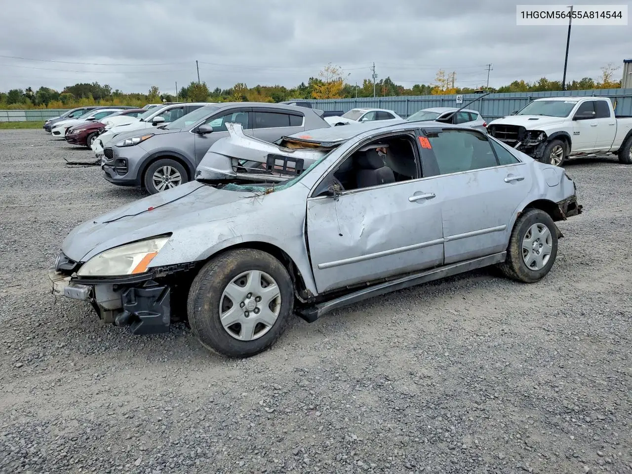 HONDA ACCORD 2005, VIN 1HGCM56455A814544