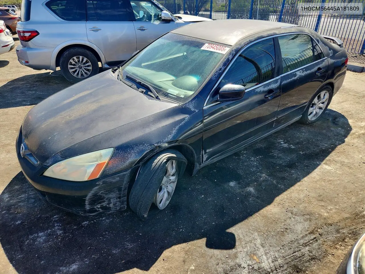 HONDA ACCORD 2005, VIN 1HGCM56445A181809