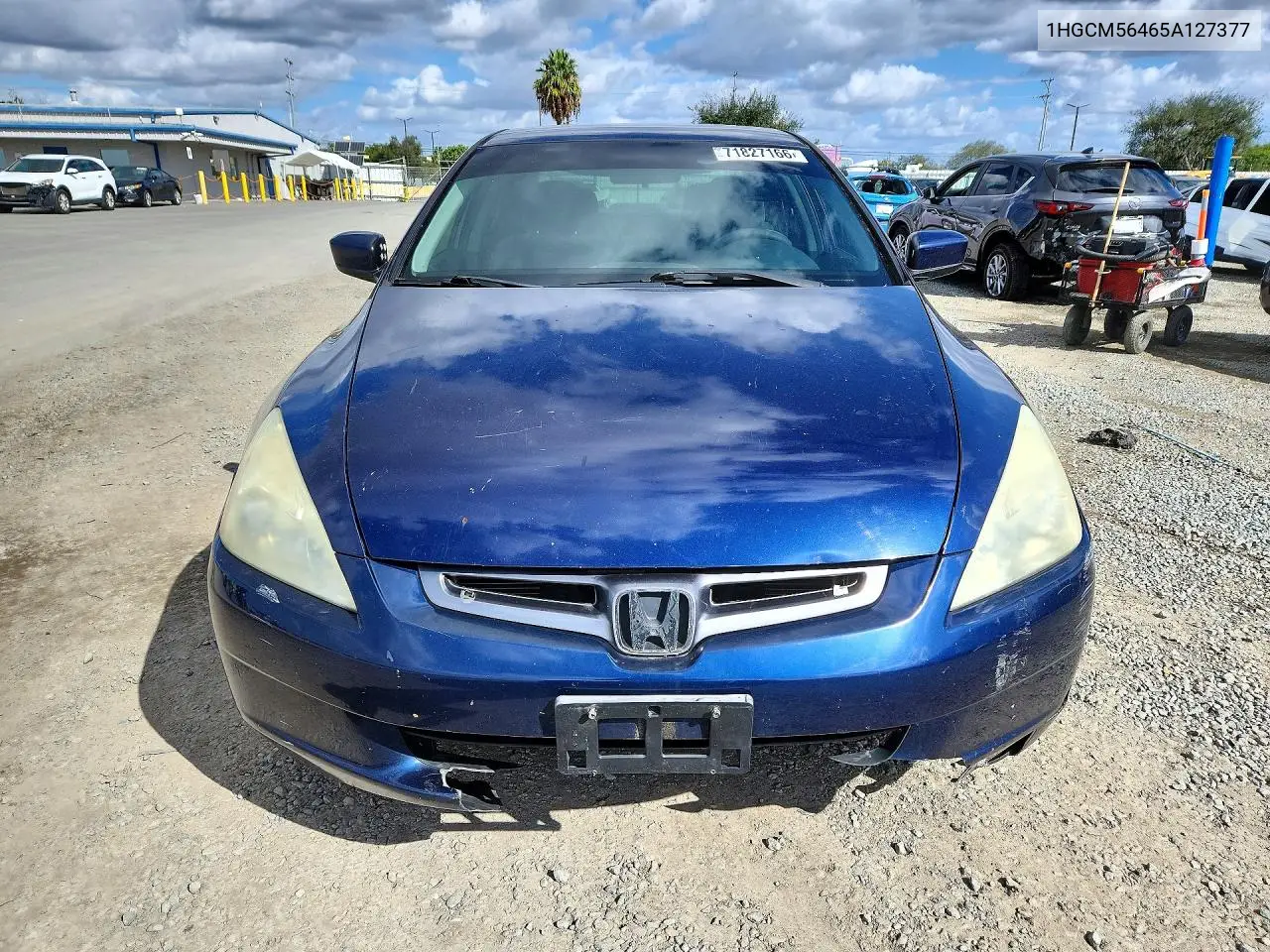 2005 HONDA ACCORD VIN 1HGCM56465A127377 — фото 5