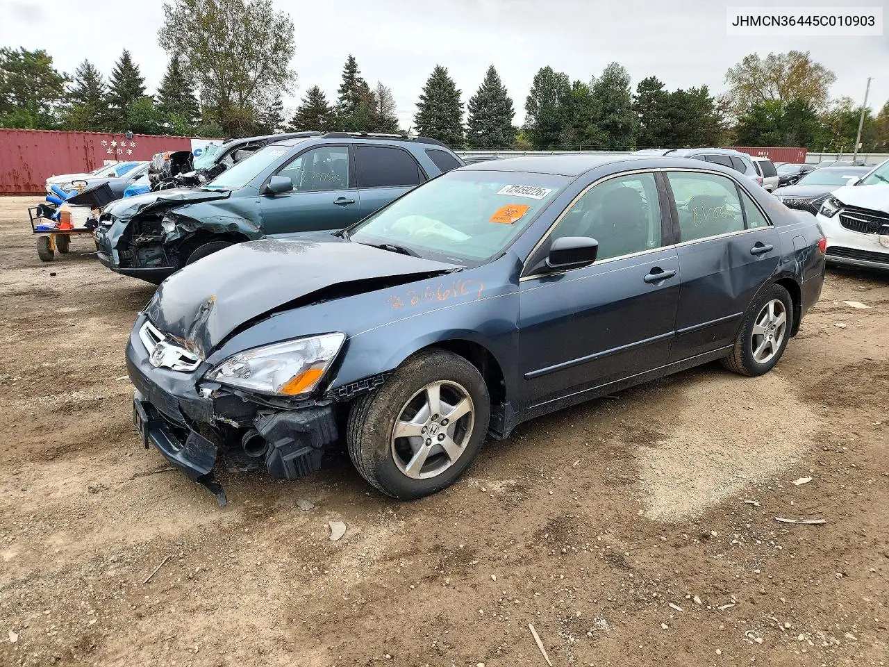 HONDA ACCORD 2005, VIN JHMCN36445C010903