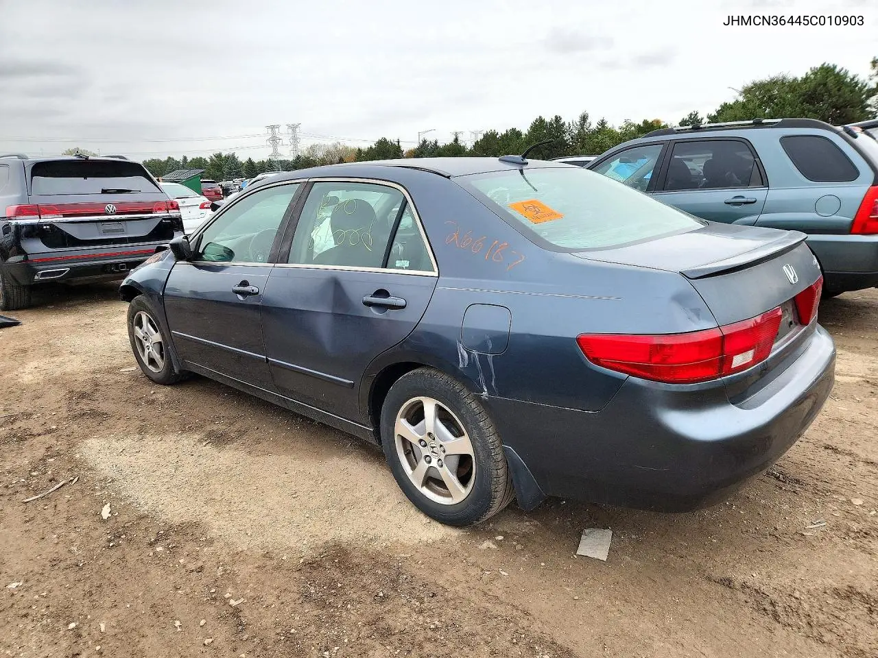 2005 HONDA ACCORD VIN JHMCN36445C010903 — фото 2