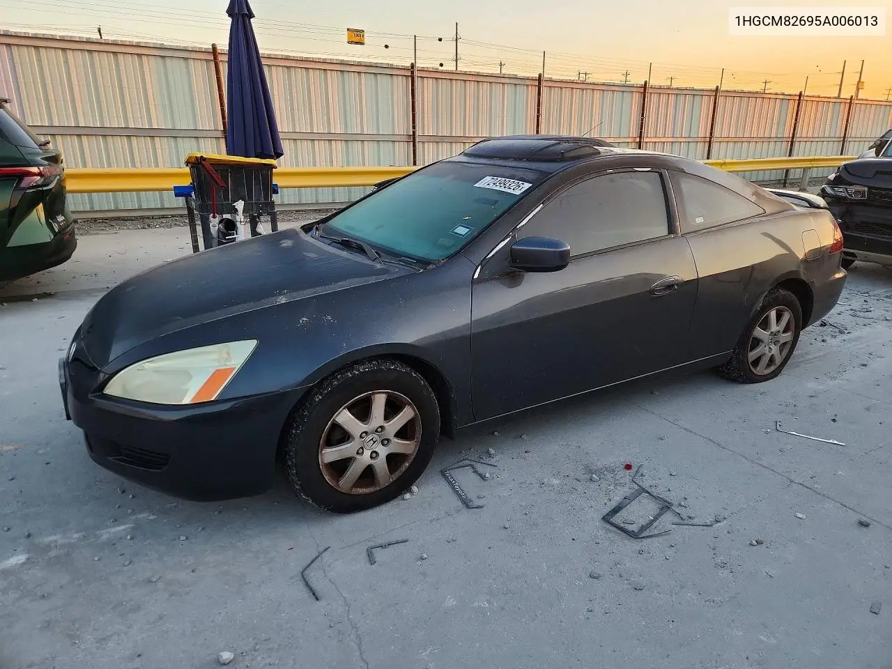 HONDA ACCORD 2005, VIN 1HGCM82695A006013