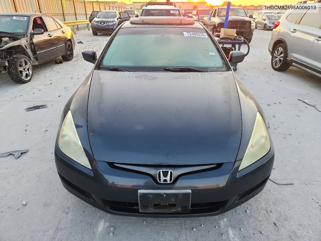 2005 HONDA ACCORD VIN 1HGCM82695A006013 — фото 5
