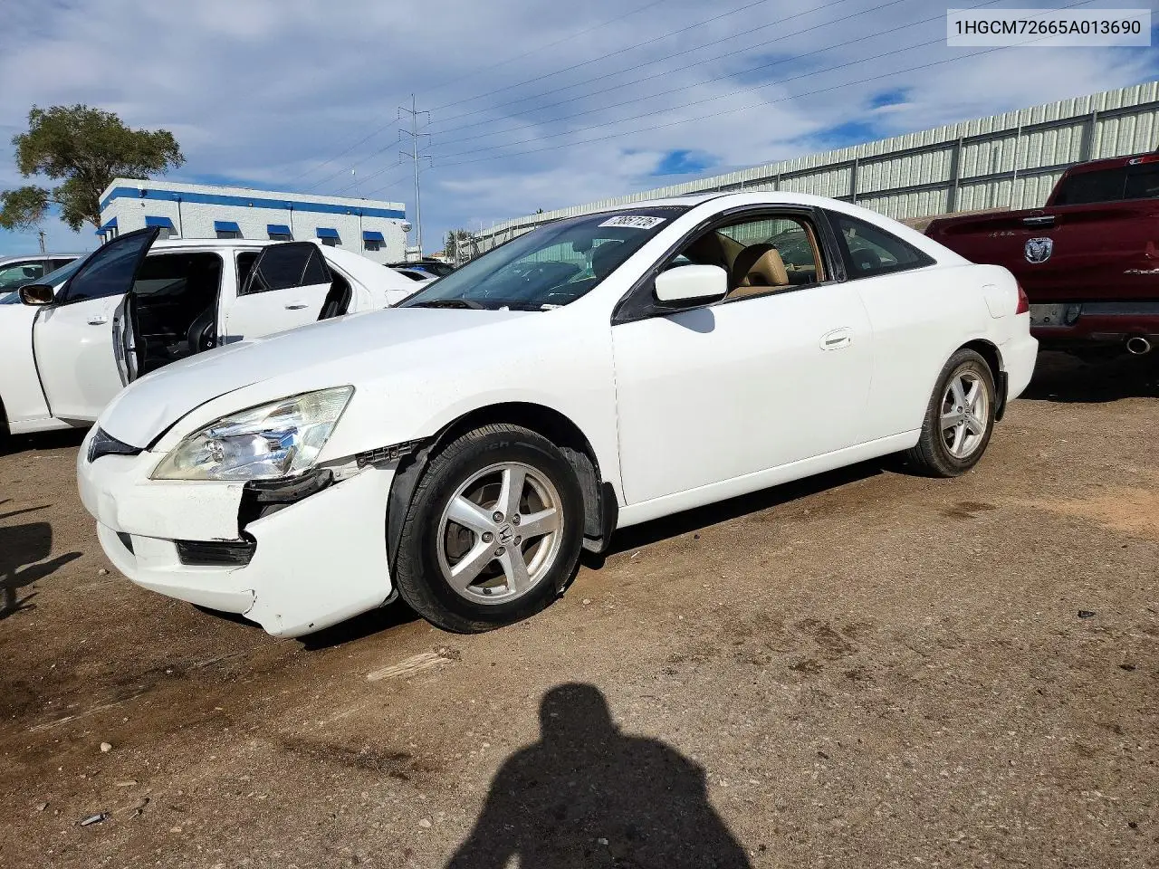 HONDA ACCORD 2005, VIN 1HGCM72665A013690