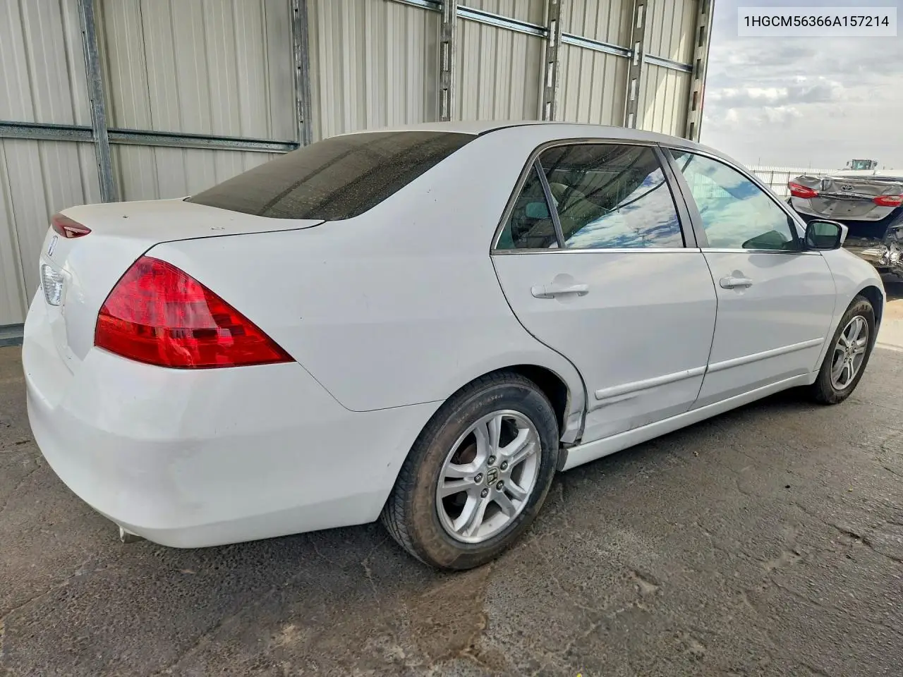 2006 HONDA ACCORD VIN 1HGCM56366A157214 — фото 3