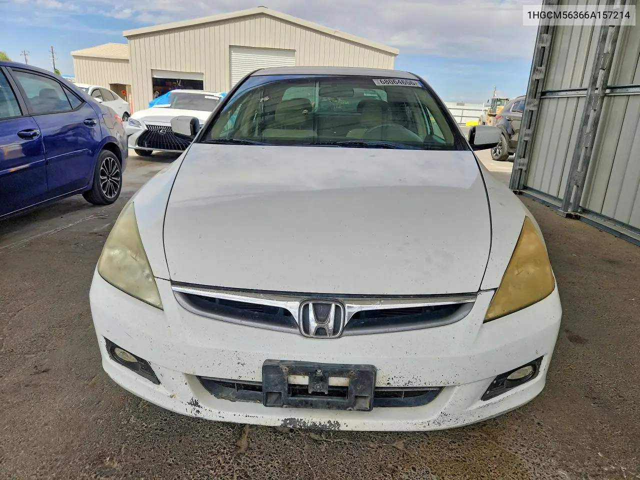 2006 HONDA ACCORD VIN 1HGCM56366A157214 — фото 5