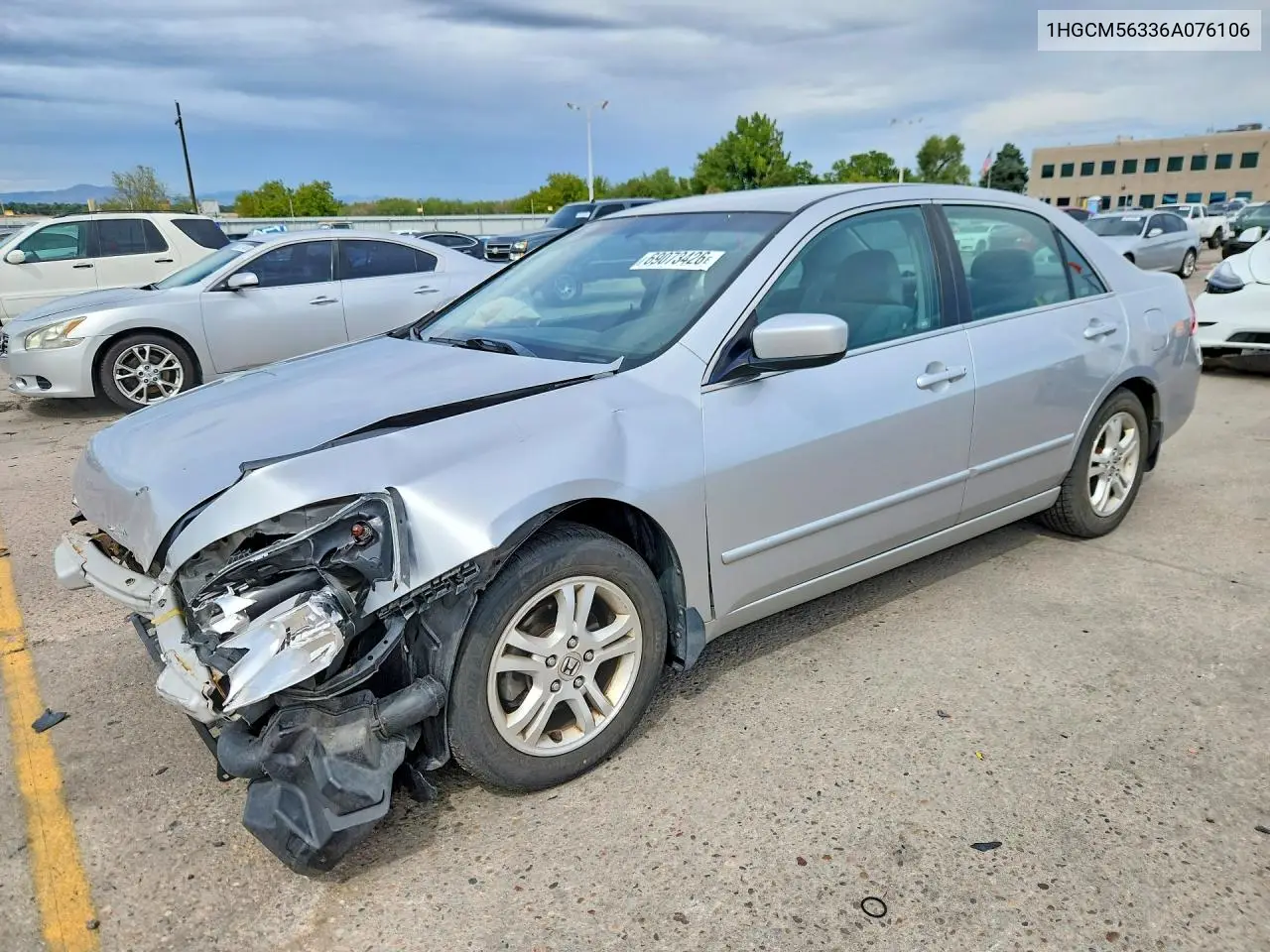 HONDA ACCORD 2006, VIN 1HGCM56336A076106