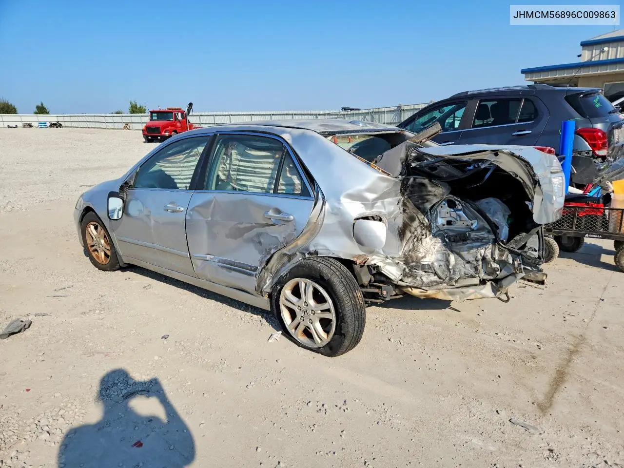 2006 HONDA ACCORD VIN JHMCM56896C009863 — фото 2