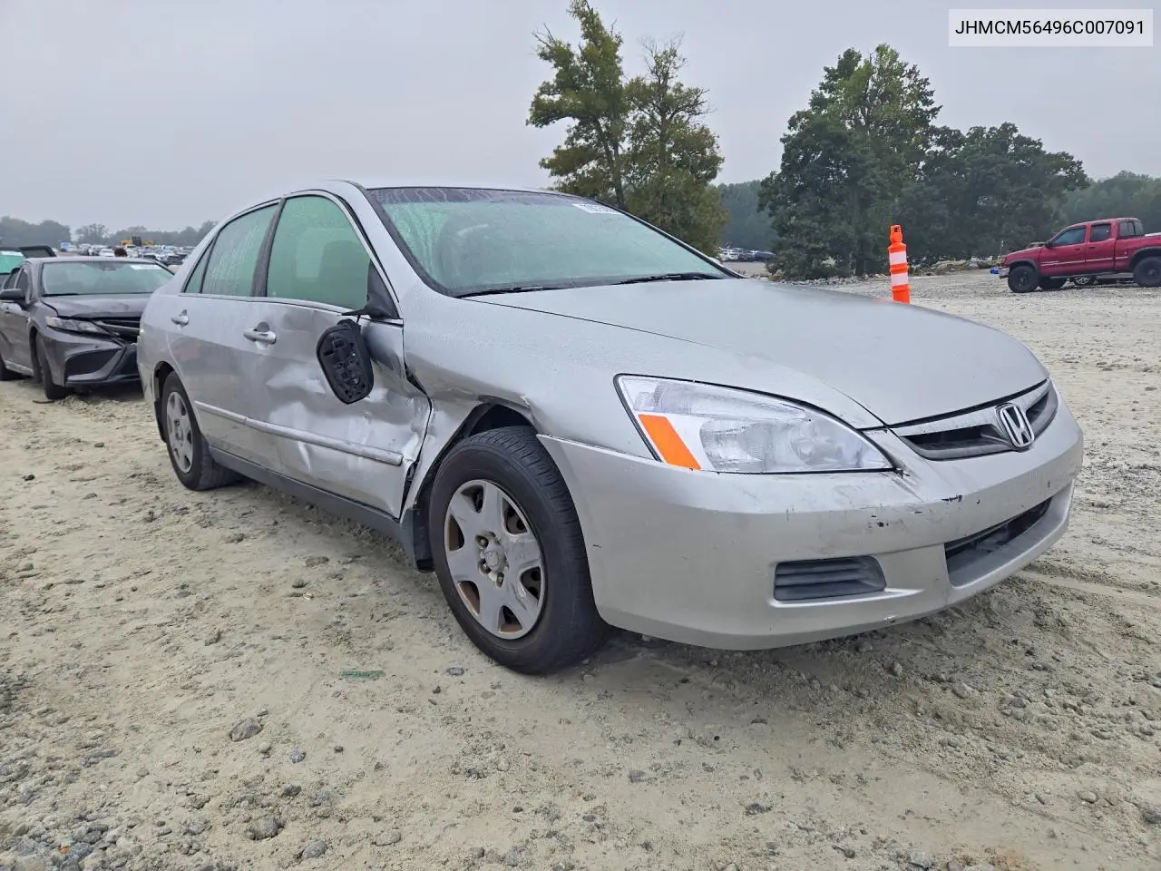 2006 HONDA ACCORD VIN JHMCM56496C007091 — фото 4