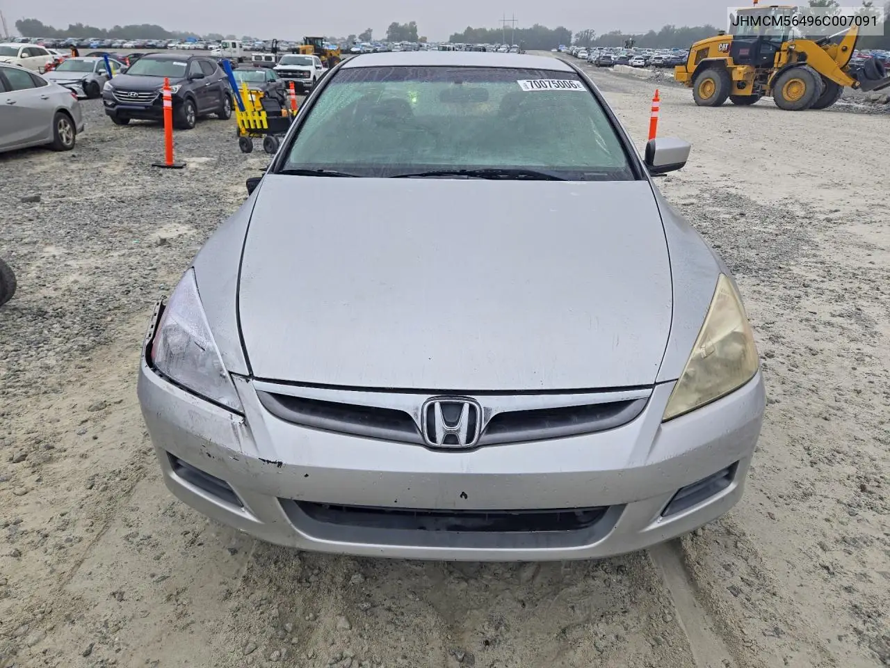 2006 HONDA ACCORD VIN JHMCM56496C007091 — фото 5