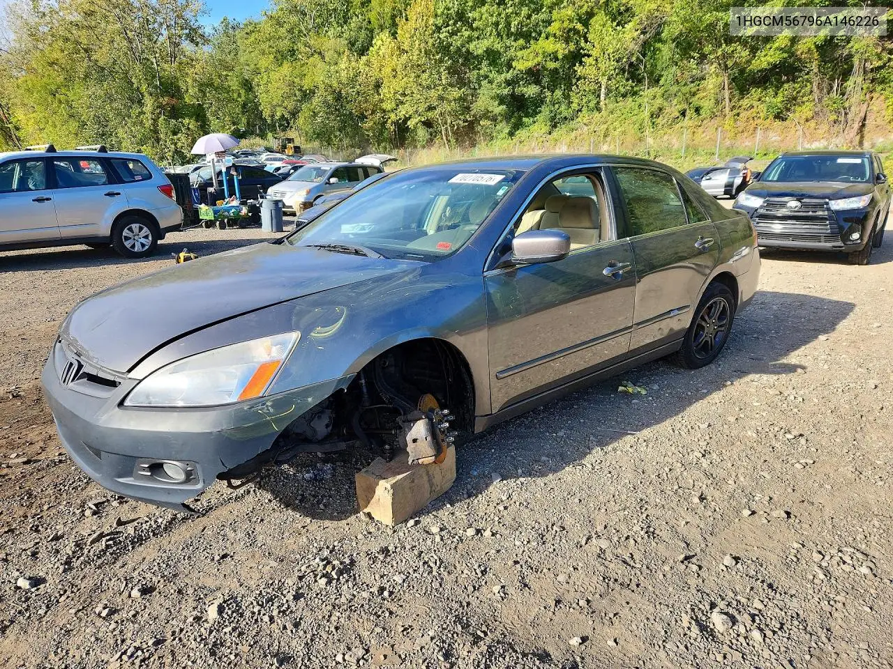 HONDA ACCORD 2006, VIN 1HGCM56796A146226