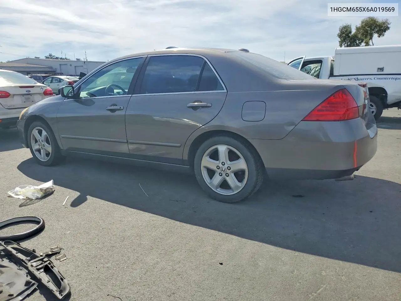 2006 HONDA ACCORD VIN 1HGCM655X6A019569 — фото 2