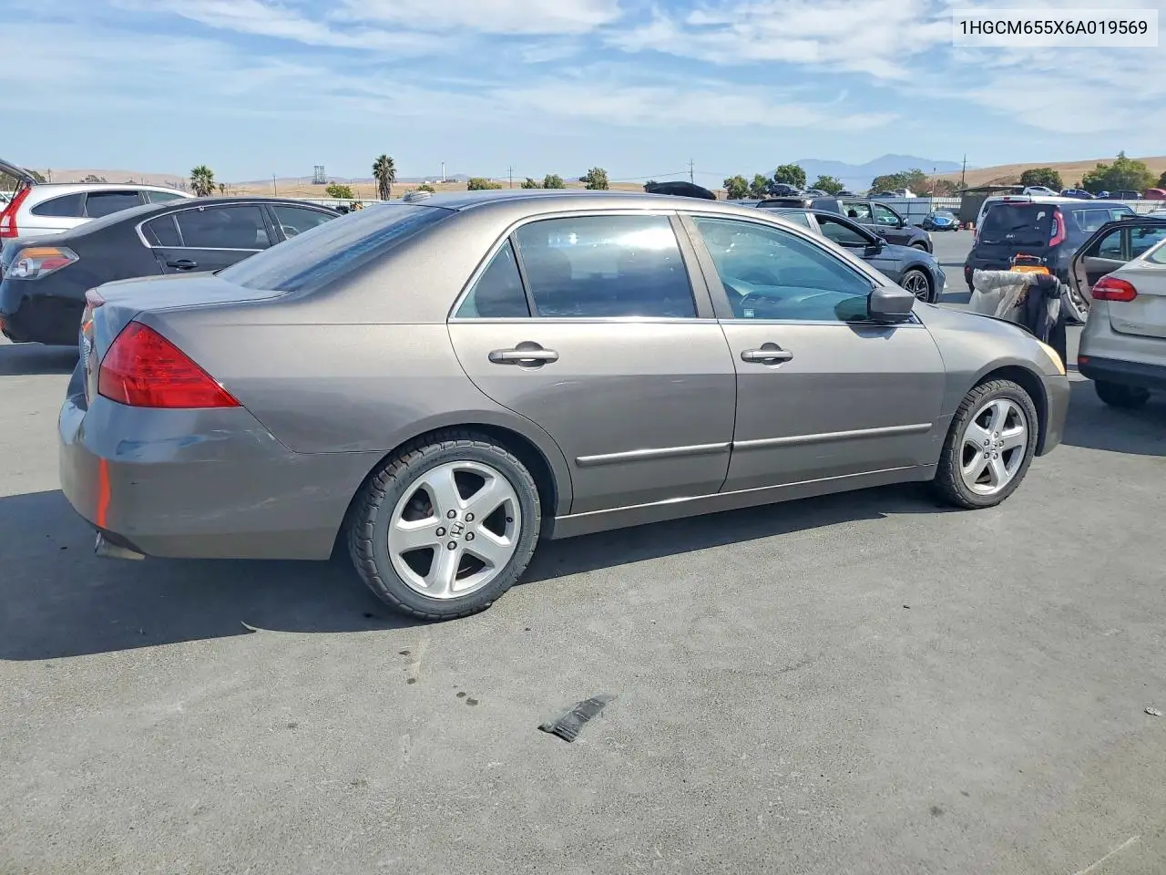 2006 HONDA ACCORD VIN 1HGCM655X6A019569 — фото 3