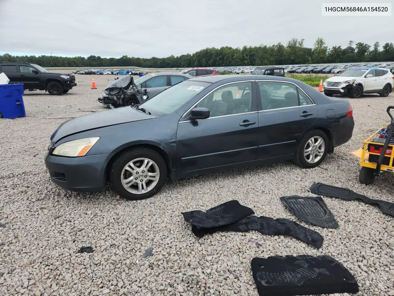 HONDA ACCORD 2006, VIN 1HGCM56846A154520