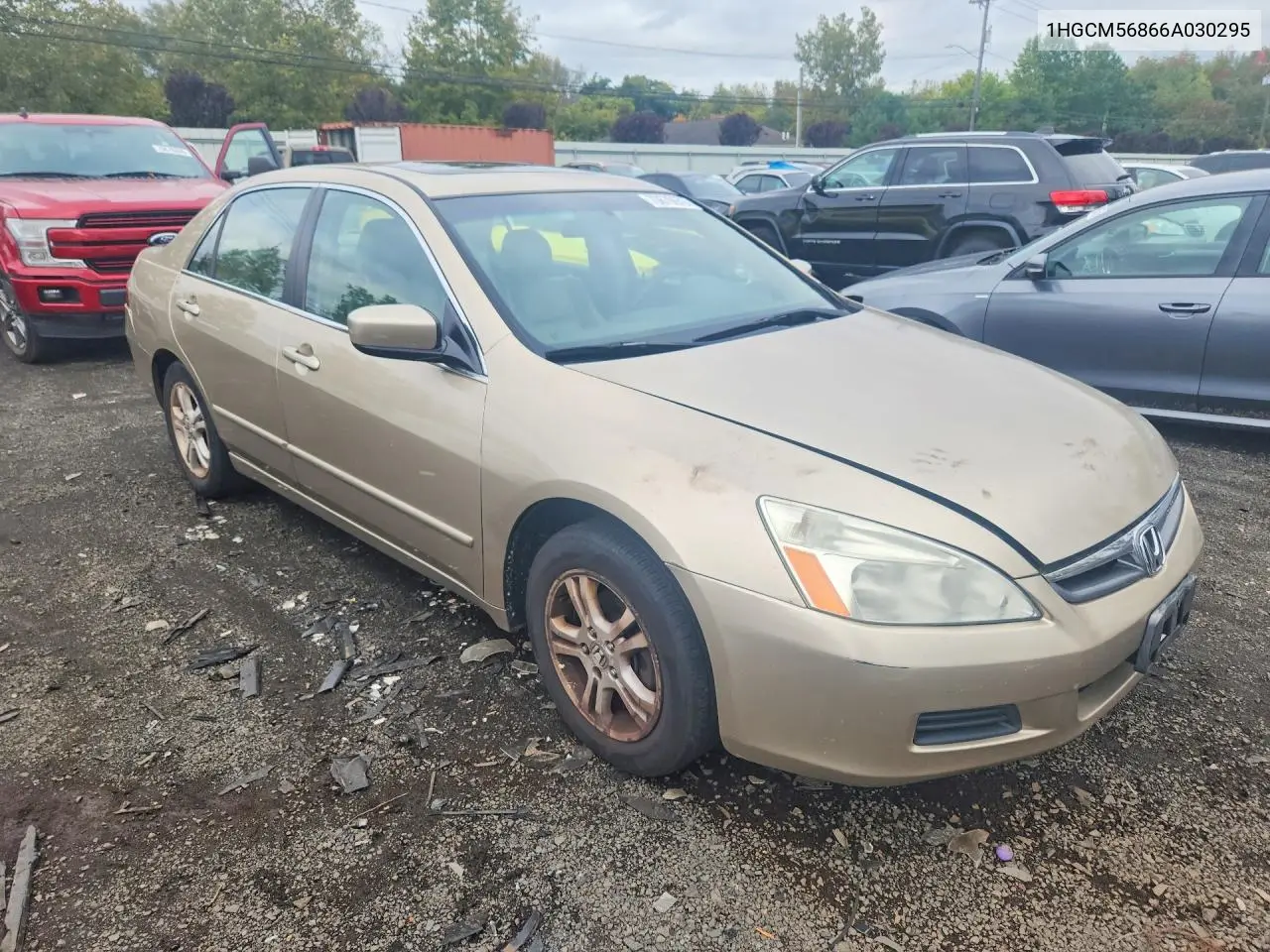 2006 HONDA ACCORD VIN 1HGCM56866A030295 — фото 4