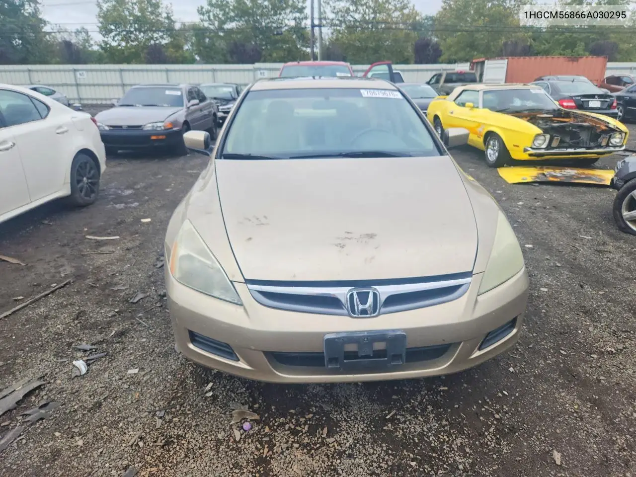 2006 HONDA ACCORD VIN 1HGCM56866A030295 — фото 5