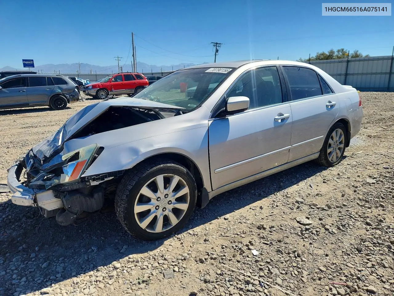 HONDA ACCORD 2006, VIN 1HGCM66516A075141