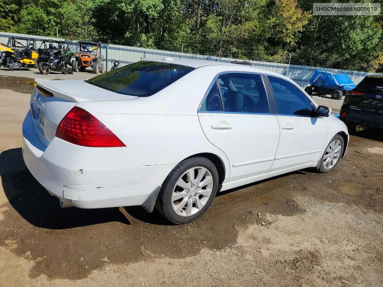 2006 HONDA ACCORD VIN 1HGCM66566A009619 — фото 3