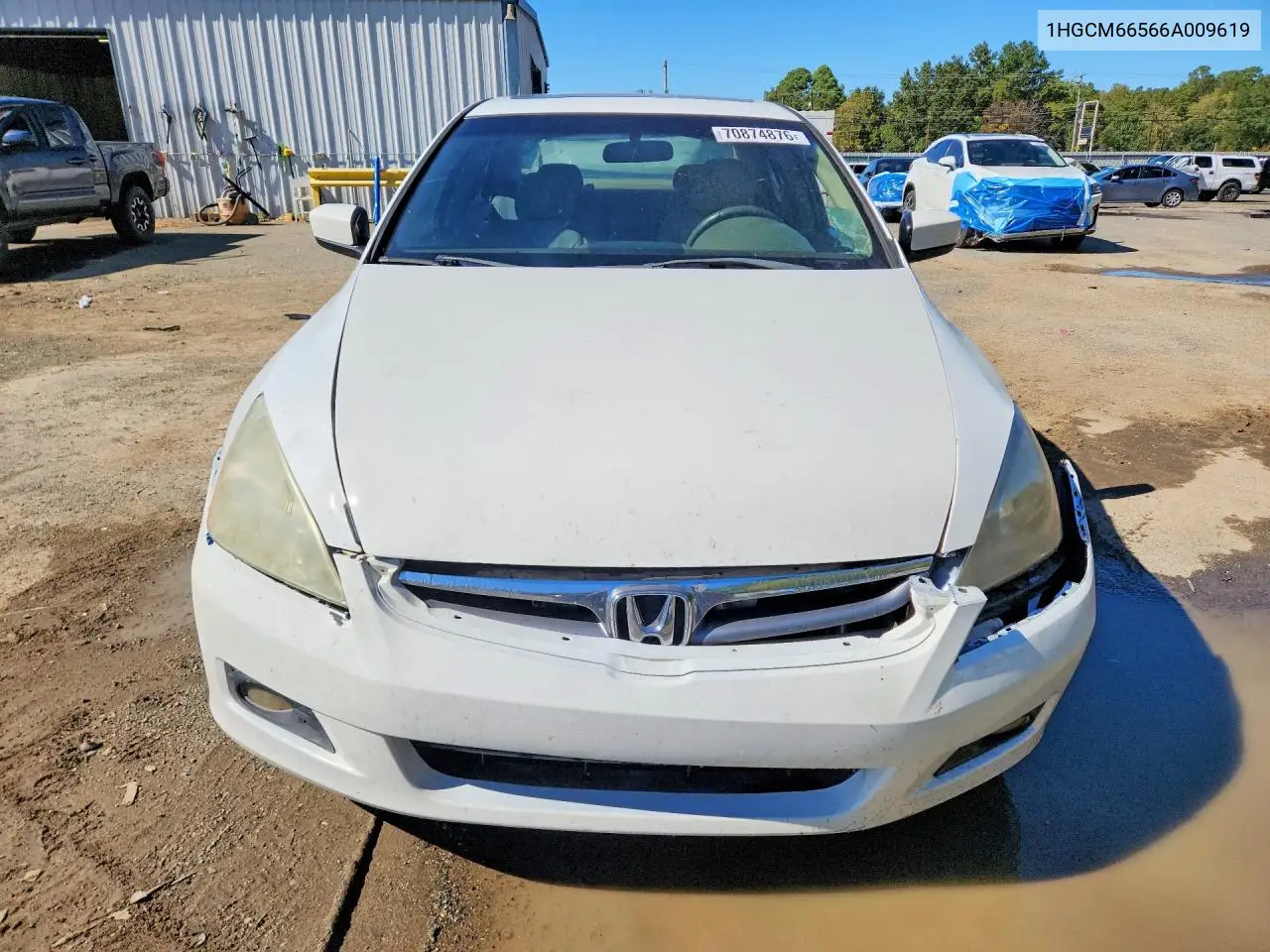 2006 HONDA ACCORD VIN 1HGCM66566A009619 — фото 5