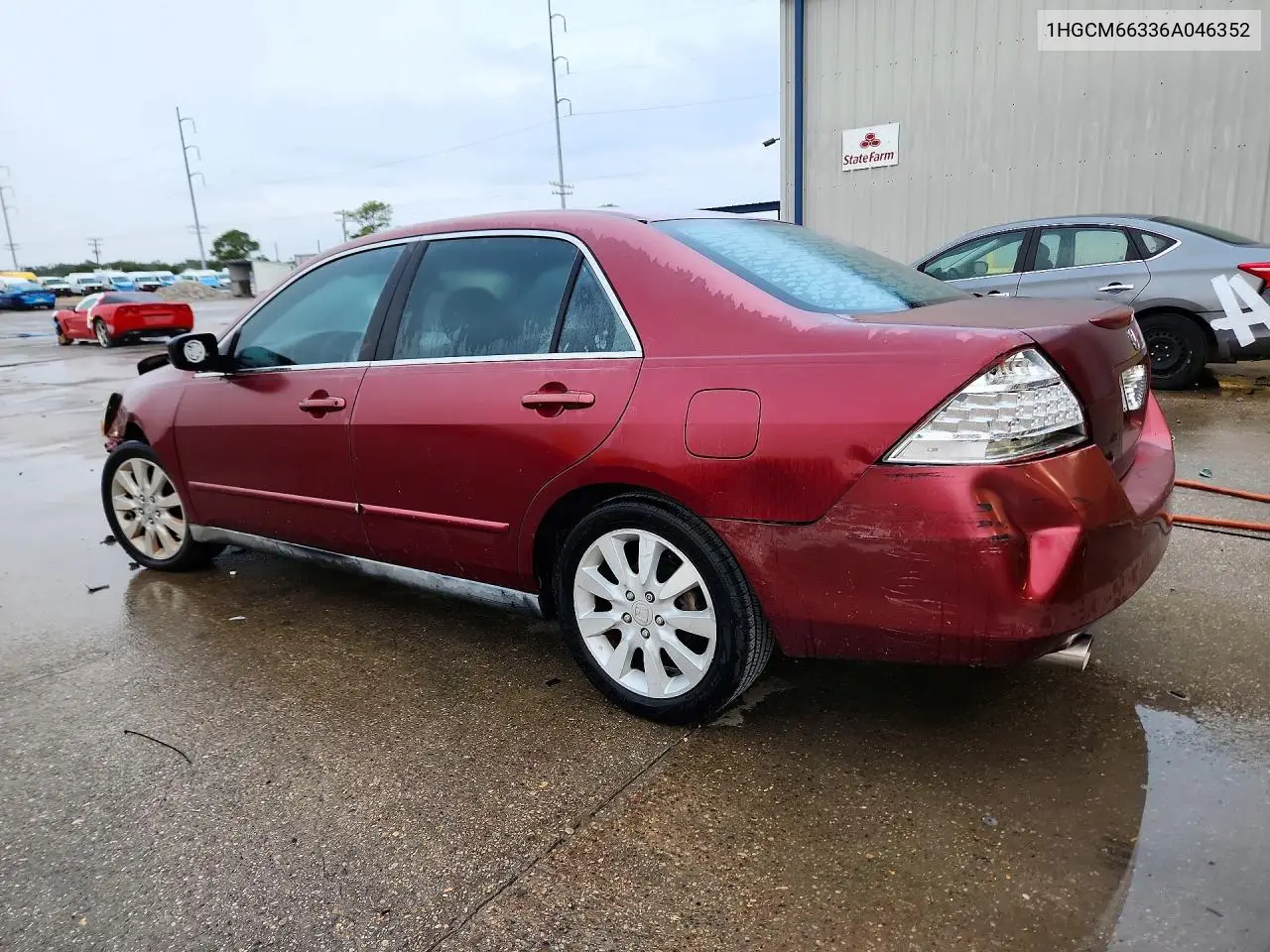 2006 HONDA ACCORD VIN 1HGCM66336A046352 — фото 2