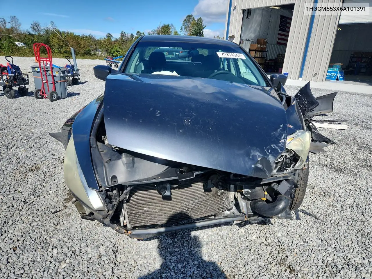 HONDA ACCORD 2006, VIN 1HGCM553X6A101391