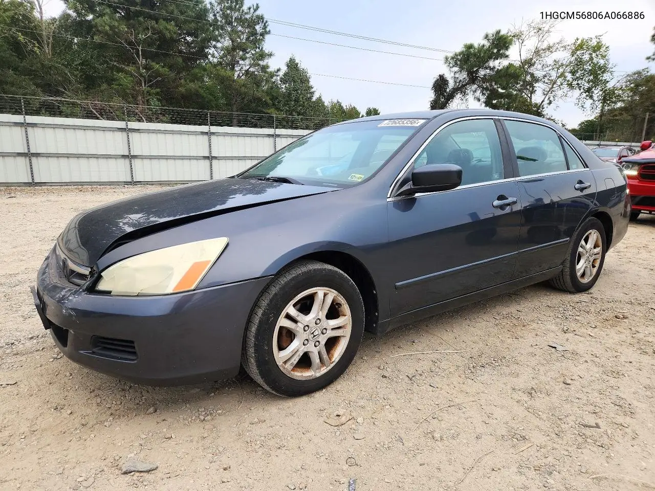 HONDA ACCORD 2006, VIN 1HGCM56806A066886