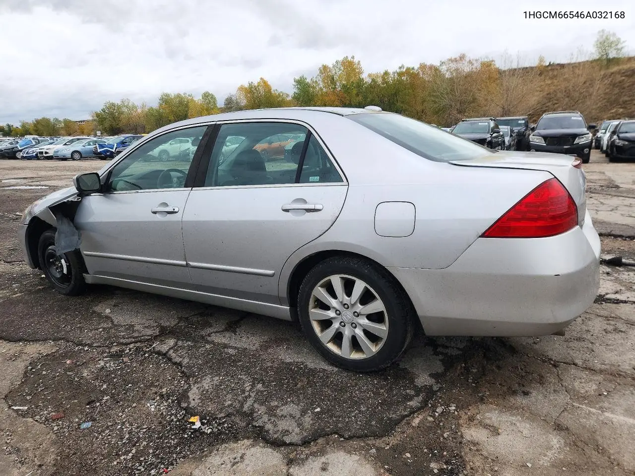 2006 HONDA ACCORD VIN 1HGCM66546A032168 — фото 2