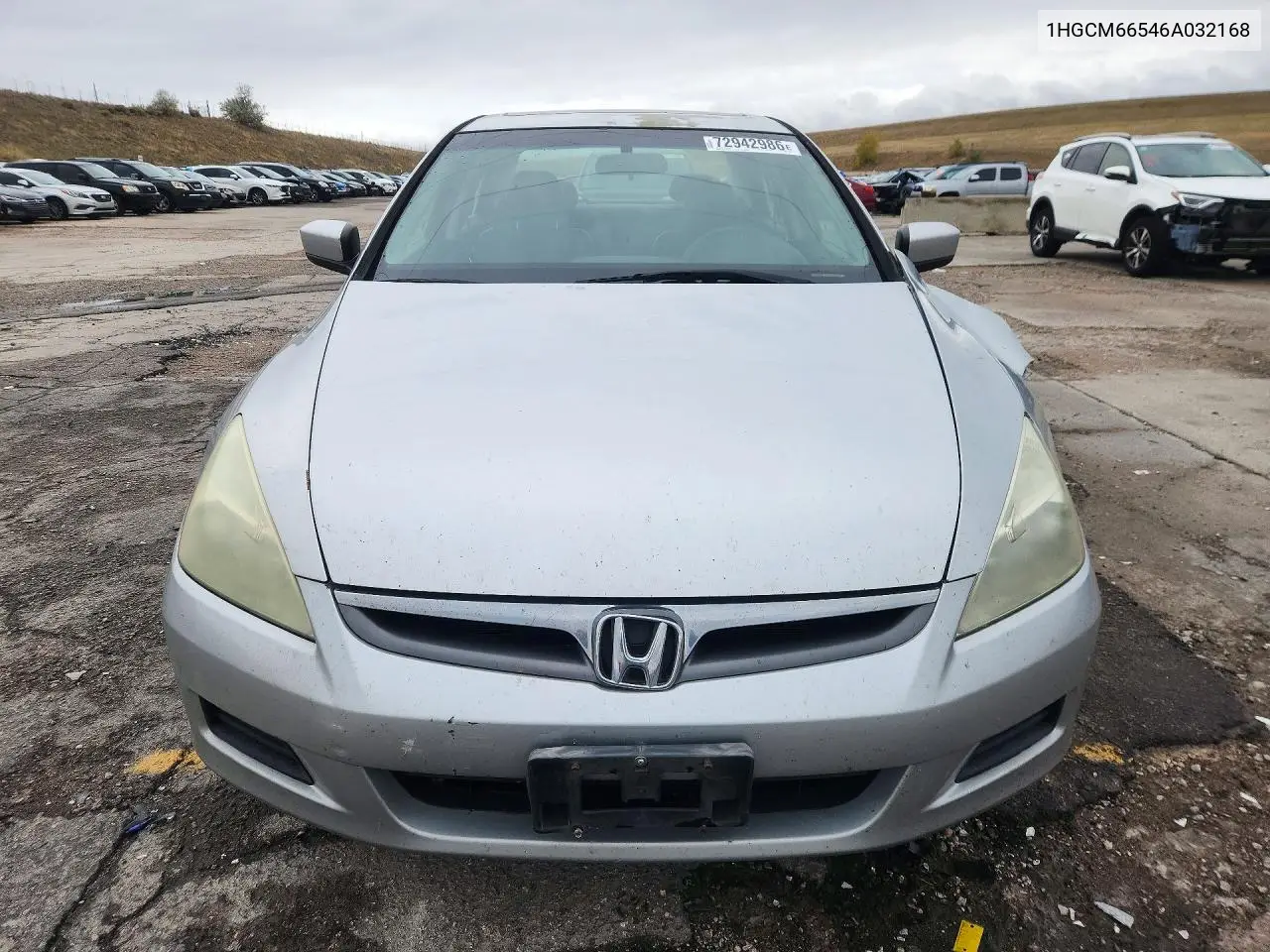 2006 HONDA ACCORD VIN 1HGCM66546A032168 — фото 5