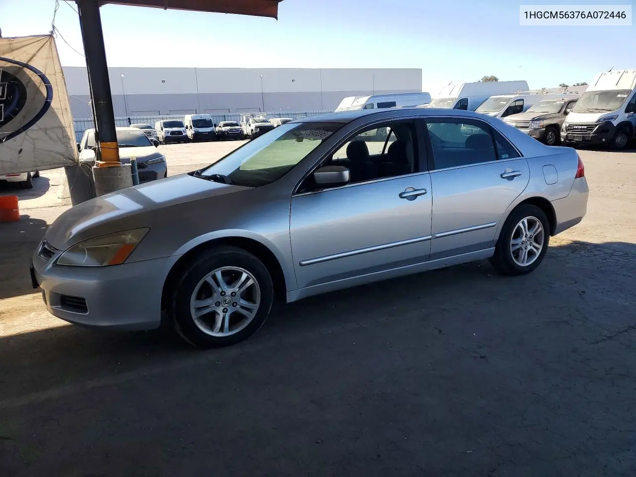 HONDA ACCORD 2006, VIN 1HGCM56376A072446
