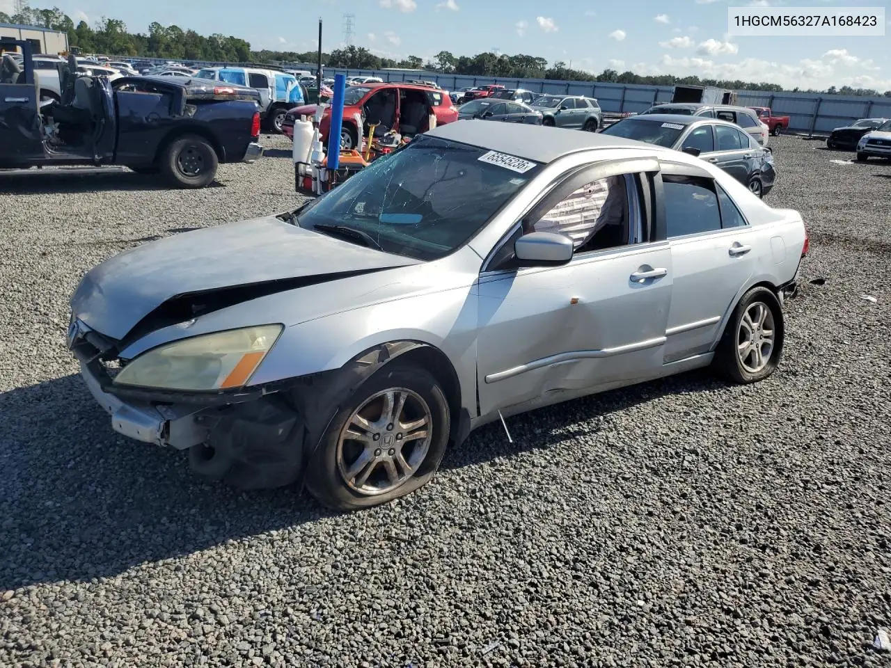 HONDA ACCORD 2007, VIN 1HGCM56327A168423