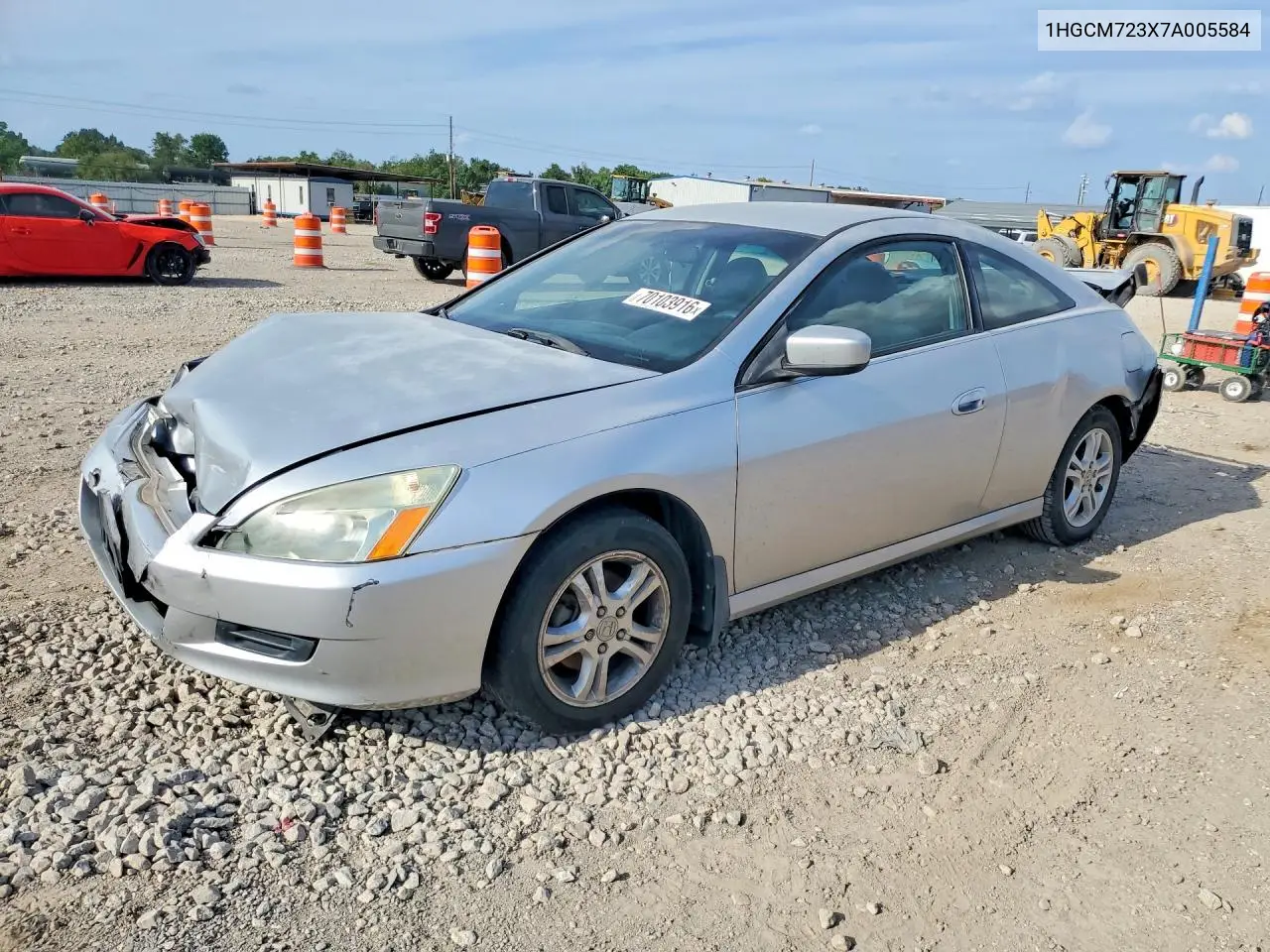 HONDA ACCORD 2007, VIN 1HGCM723X7A005584
