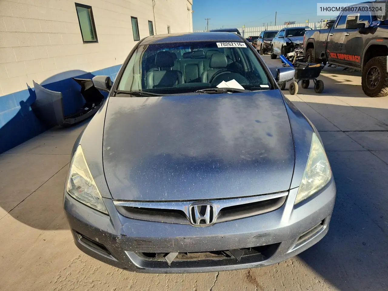2007 HONDA ACCORD VIN 1HGCM56807A035204 — фото 5