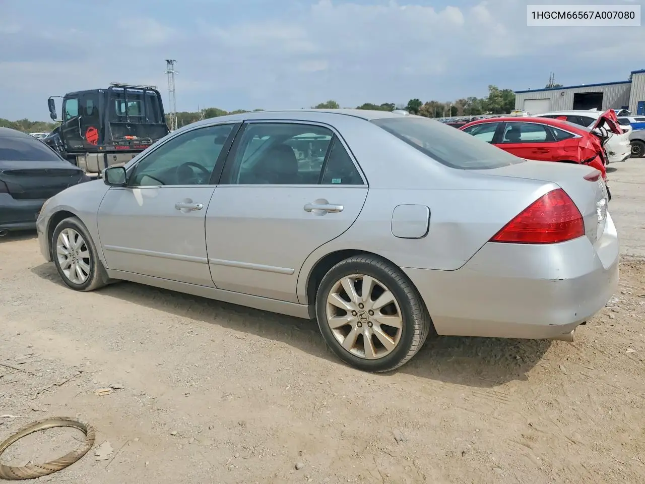 2007 HONDA ACCORD VIN 1HGCM66567A007080 — фото 2