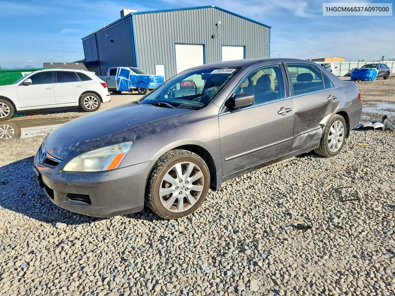 HONDA ACCORD 2007, VIN 1HGCM66537A097000