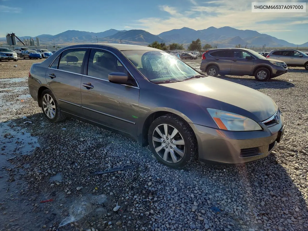 2007 HONDA ACCORD VIN 1HGCM66537A097000 — фото 4