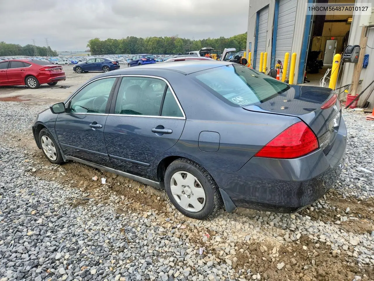 2007 HONDA ACCORD VIN 1HGCM56487A010127 — фото 2
