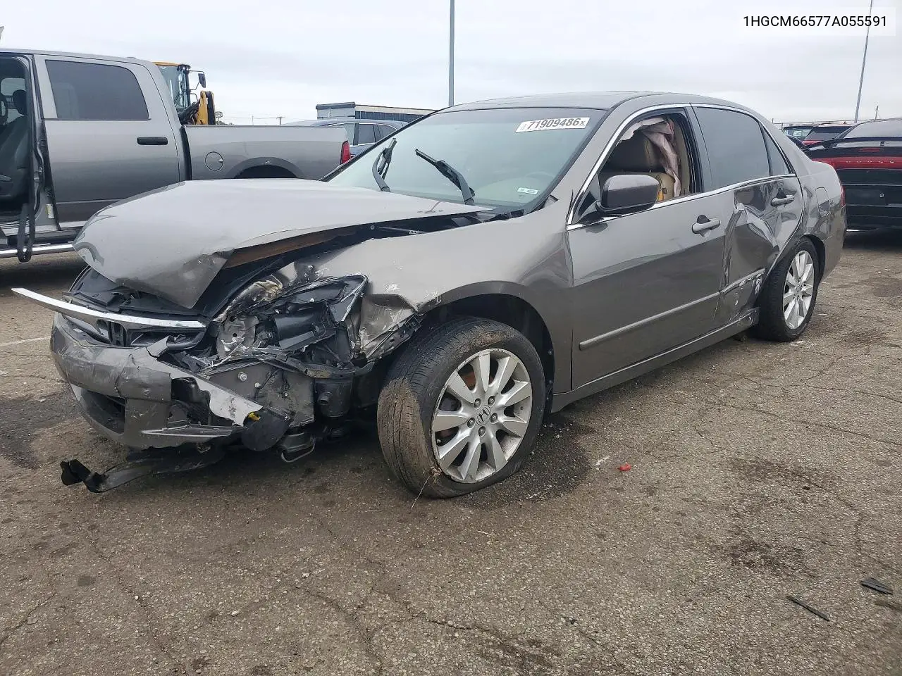 HONDA ACCORD 2007, VIN 1HGCM66577A055591