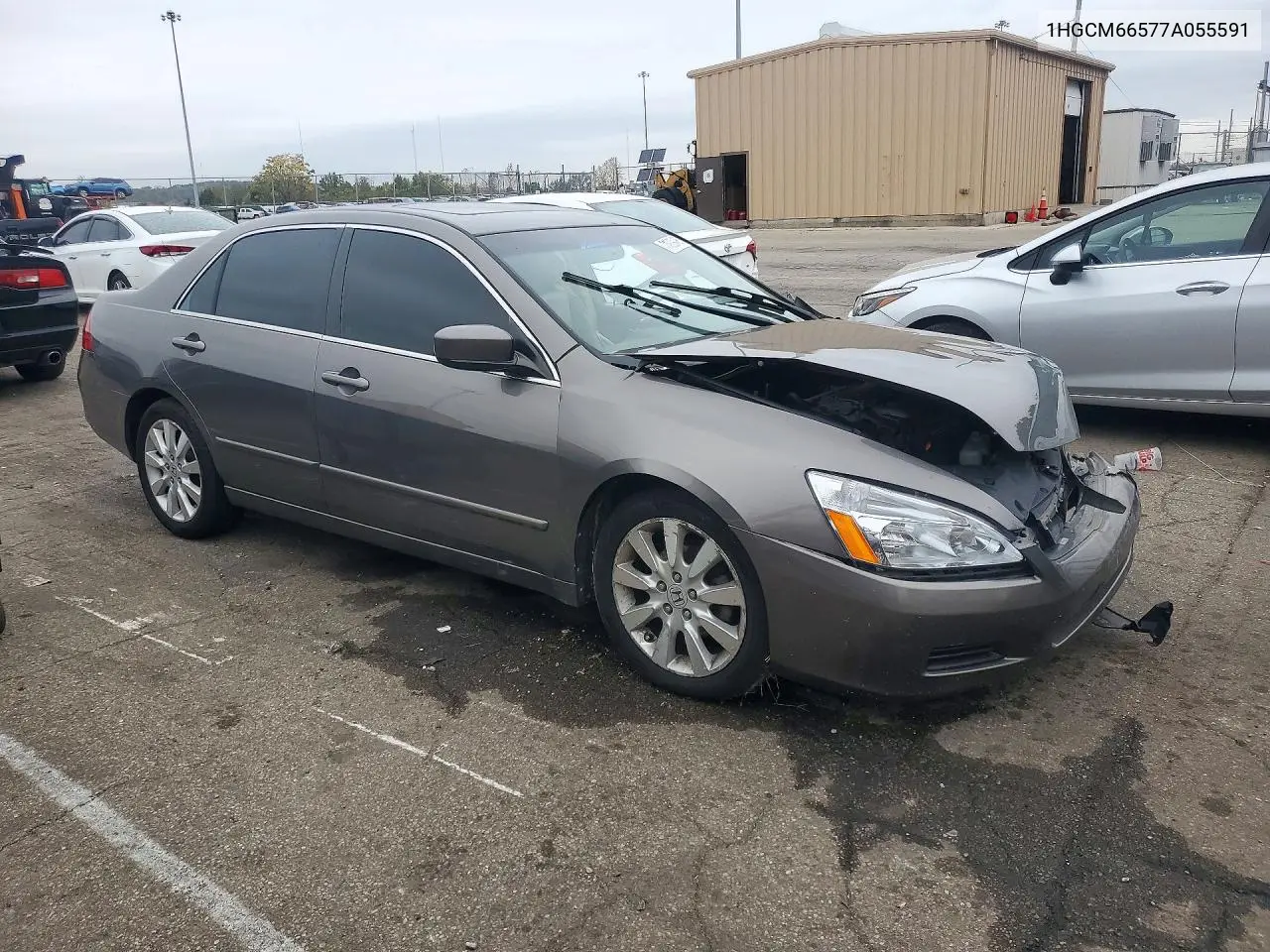 2007 HONDA ACCORD VIN 1HGCM66577A055591 — фото 4