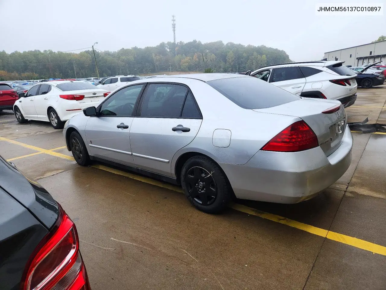2007 HONDA ACCORD VIN JHMCM56137C010897 — фото 2