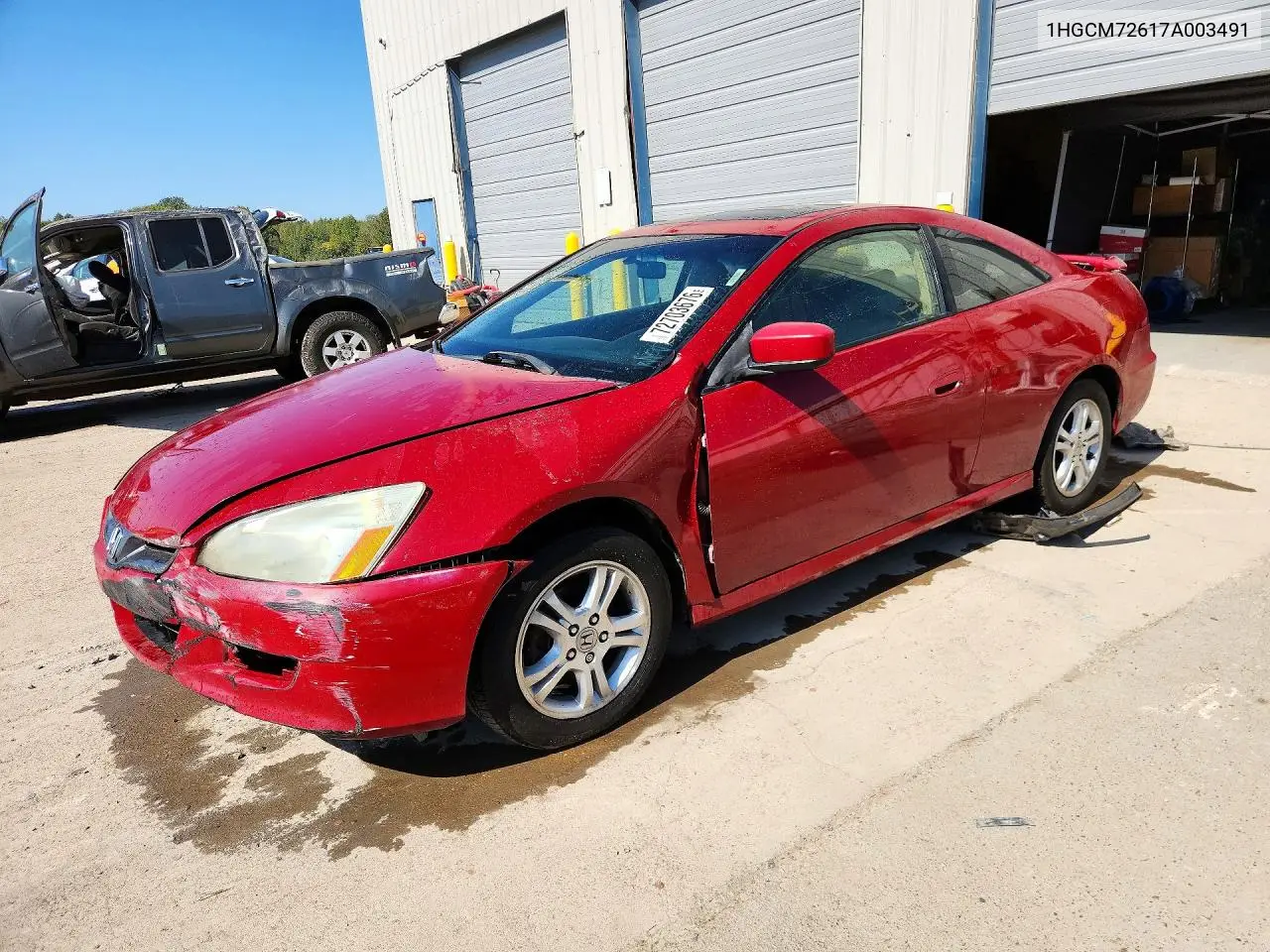 HONDA ACCORD 2007, VIN 1HGCM72617A003491