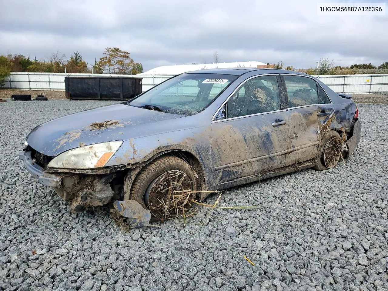 HONDA ACCORD 2007, VIN 1HGCM56887A126396