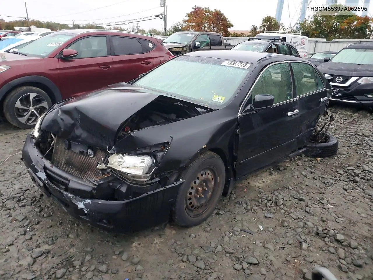 HONDA ACCORD 2007, VIN 1HGCM55397A062696
